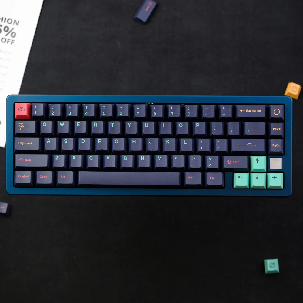 129 teclas GMK Metropolis Keycaps Cherry Profile PBT sublimación de tinte GMK clon Keycap para teclado mecánico Cherry MX Switch - imagen 5