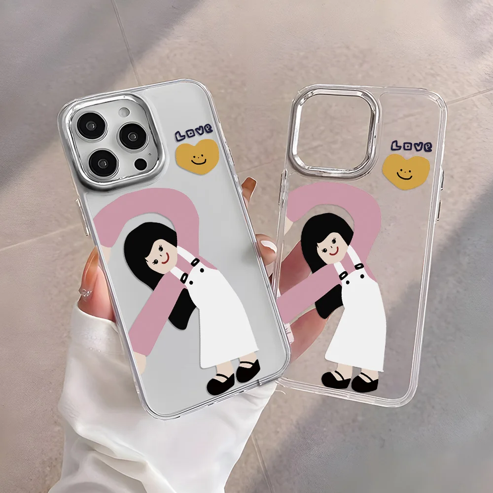 Funda de teléfono transparente de lujo para iPhone 17 Pro Max 13 11 16 14 15 12 17promax 16promax Funda de silicona a prueba de golpes Coque - imagen 3