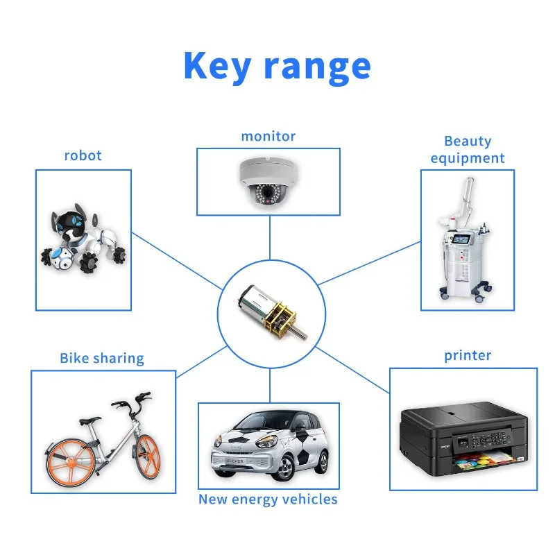 Paquete de 2 motores eléctricos Micro DC 3V 30RPM GA12-N20 Mini motores de reducción de engranajes de desaceleración para modelo de Robot de coche RC - imagen 4