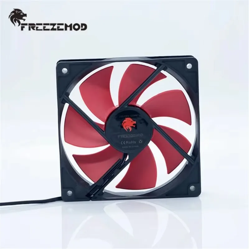 FREEZEMOD FAN-WD12 Ventilador de radiador Computadora Refrigeración por agua Ventilador de instrumentos industriales Marco negro Incoloreo 12 CM. VENTILADOR-WD12 - imagen 4