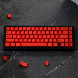 Keycaps PBT Rojas Perfil Cherry – Sublimación para MX