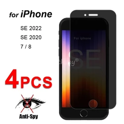Vidrio Templado Privacidad iPhone SE 2022 / 7 / 8 – Antiespía