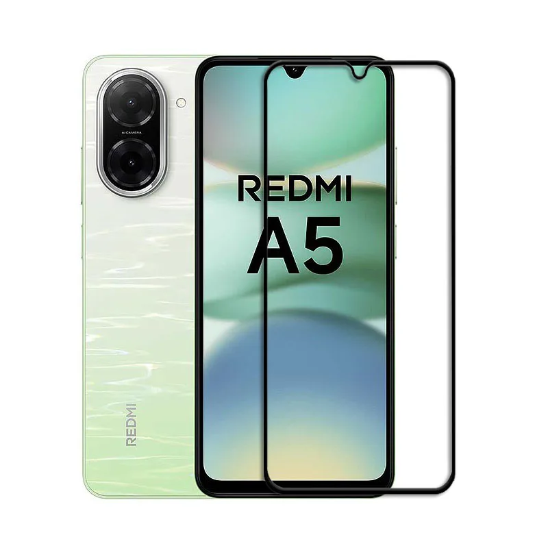 Vidrio 6 en 1 para pantalla Redmi A5, vidrio templado para Xiaomi Redmi A5, Protector de pantalla de cubierta completa, película de lente de teléfono 9H Redmi A5 - imagen 4
