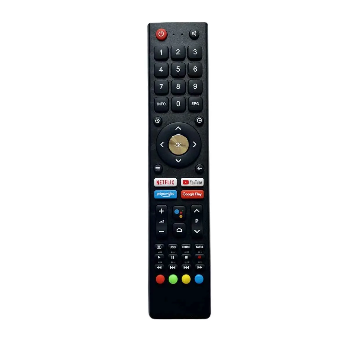 Mando a distancia de repuesto apto para CHIQ Smart TV U55H7A U58H7A U43H7A con control remoto Led Aiwa GCBLTV02ADBBT sin voz - imagen 2