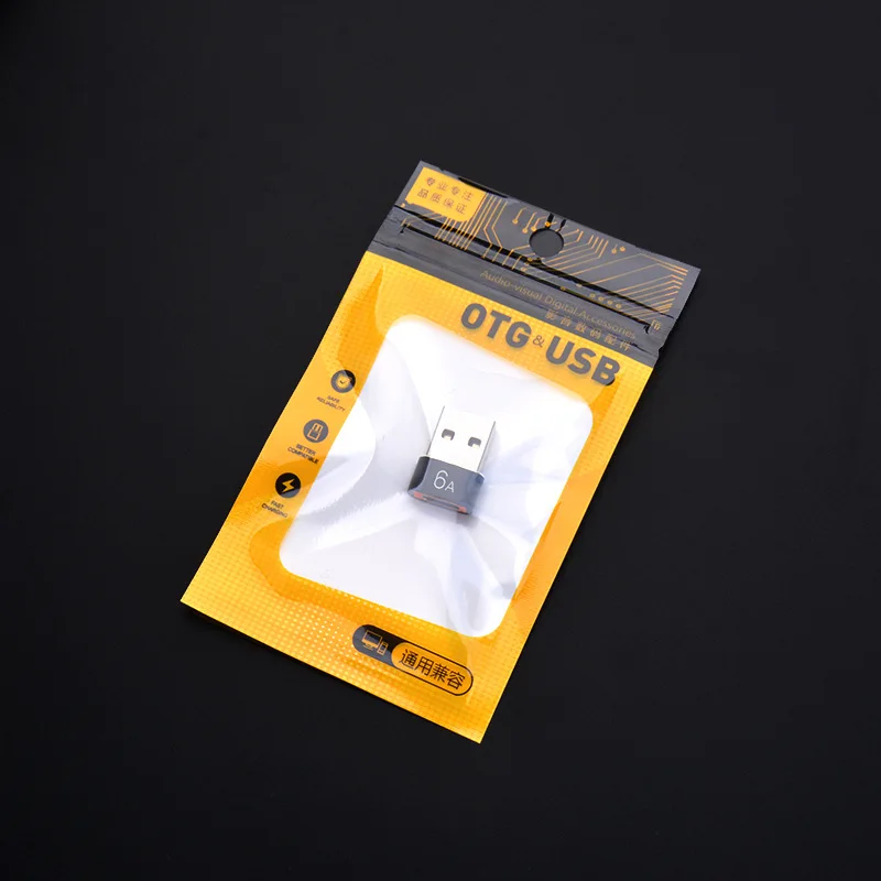 Adaptador UTHAI Z23 tipo c a USB 3,0 adecuado para iPhone 11/12/13 adaptador de carga compatible con carga rápida de corriente 6A - imagen 2