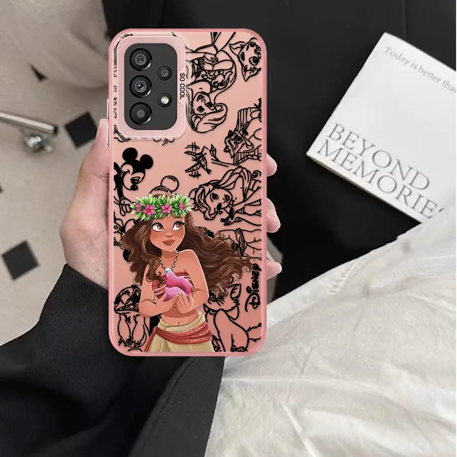 Funda blanda de princesa bonita de Disney para Samsung Galaxy A12 A22 A32 A25 A14 A16 A34 A23 A15 A24 A13 - imagen 4