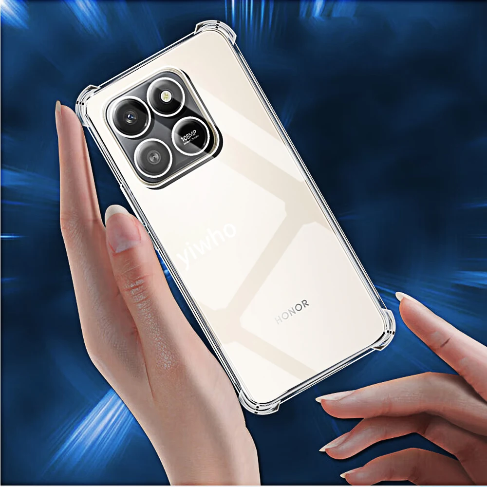 Funda de teléfono transparente para Honor X7d X7c X6c X8c X9c, carcasa trasera de TPU suave transparente para Honor X7 X6 X8 X9 C D, lente protectora - imagen 5