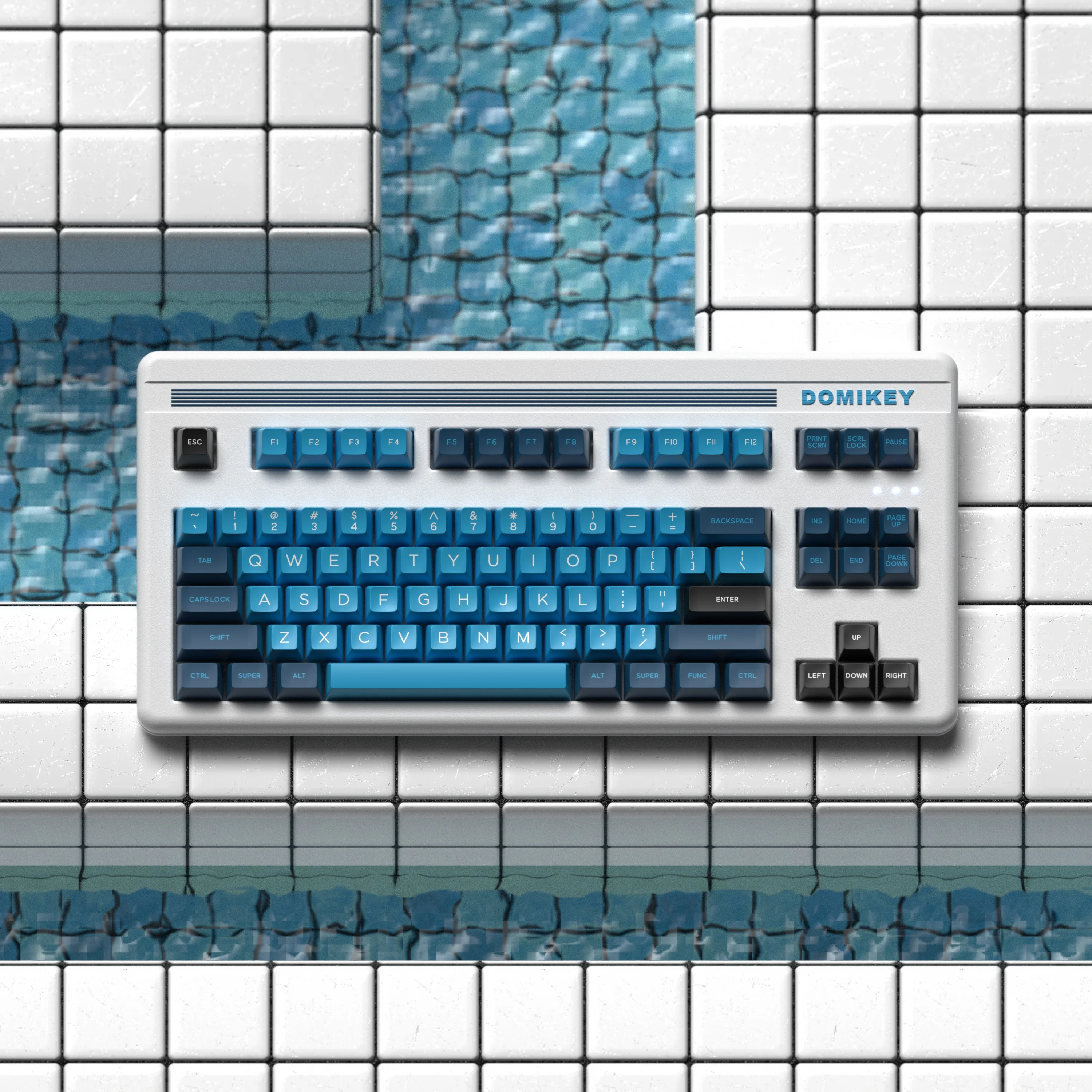 Domikey BlueWave SA Profile ABS Teclas de doble disparo 159 teclas para teclado mecánico personalizado - imagen 2