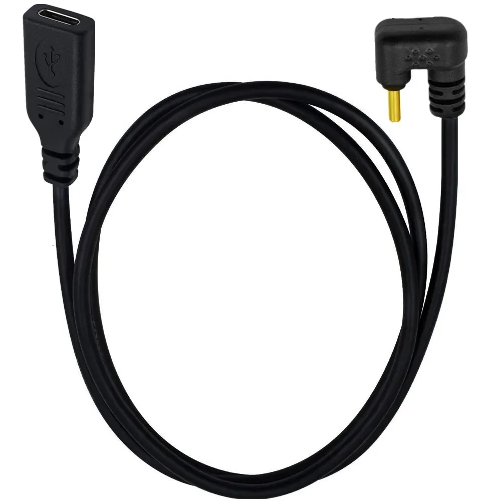 Codo en forma de U USB-C USB2.0 tipo C macho a hembra/macho a macho cable de extensión 0,3 m/1m/1,8 m U en ángulo de 90 grados - imagen 2