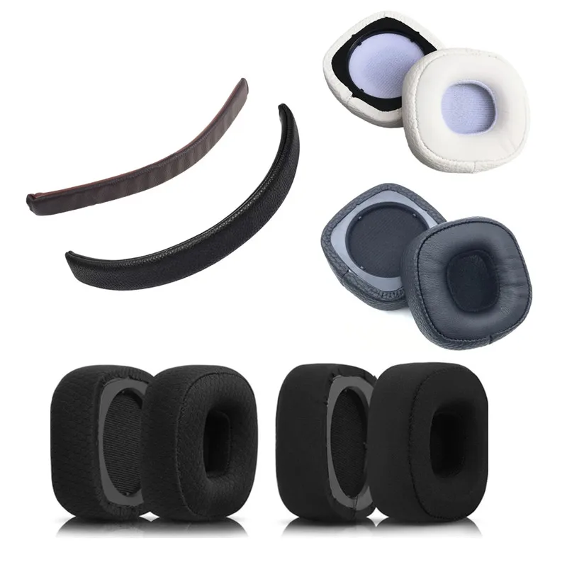 Almohadillas de repuesto para auriculares, almohadillas para la cabeza para Marshall Major III IV Major 3/4, funda de cojín para auriculares, diadema