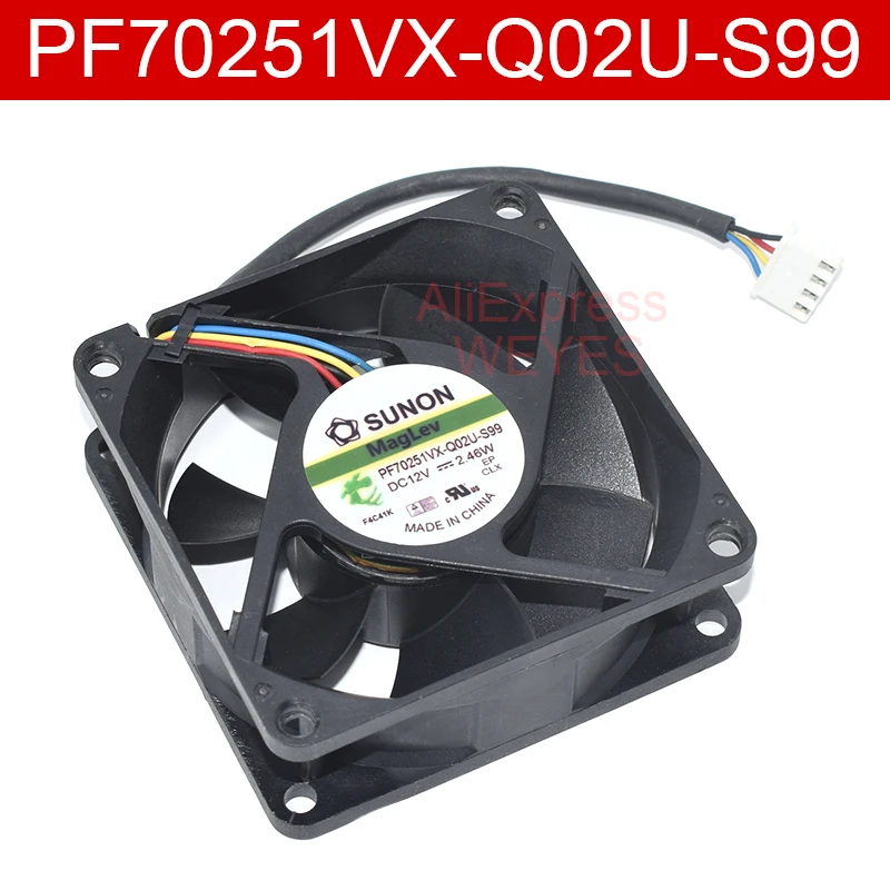 Ventilador WEYES de 70x70x25 mm para servidor