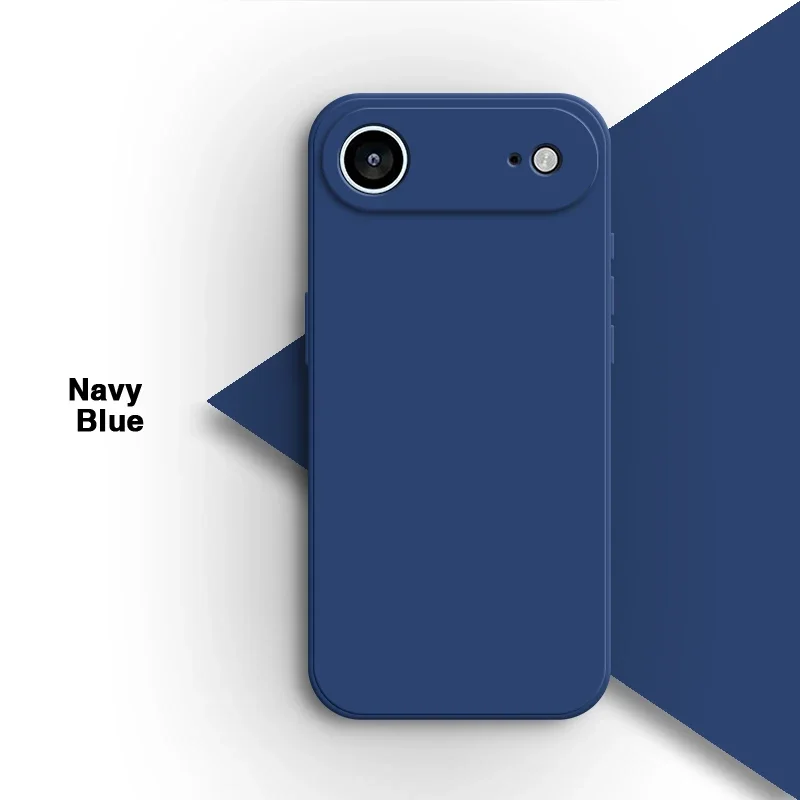 Funda de silicona líquida de lujo para iPhone 17 Air Pro Max 5G protección de cámara a prueba de golpes carcasa Simple delgada - imagen 4