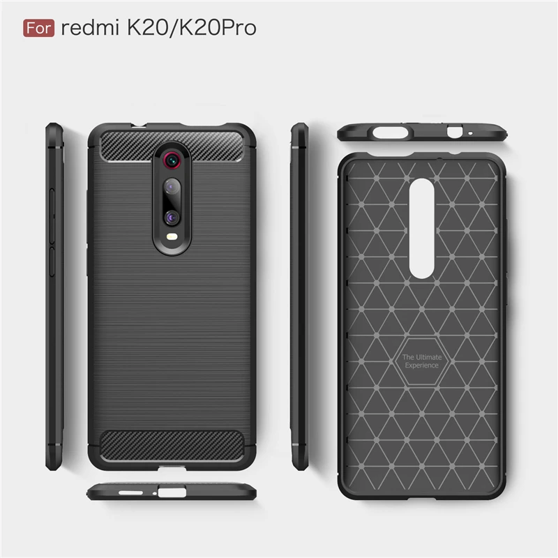 Wolfrule funda Xiaomi Mi 9T Pro funda Xiaomi 9T a prueba de golpes goma silicona parachoques fibra de carbono funda para Xiaomi 9T Pro - imagen 5