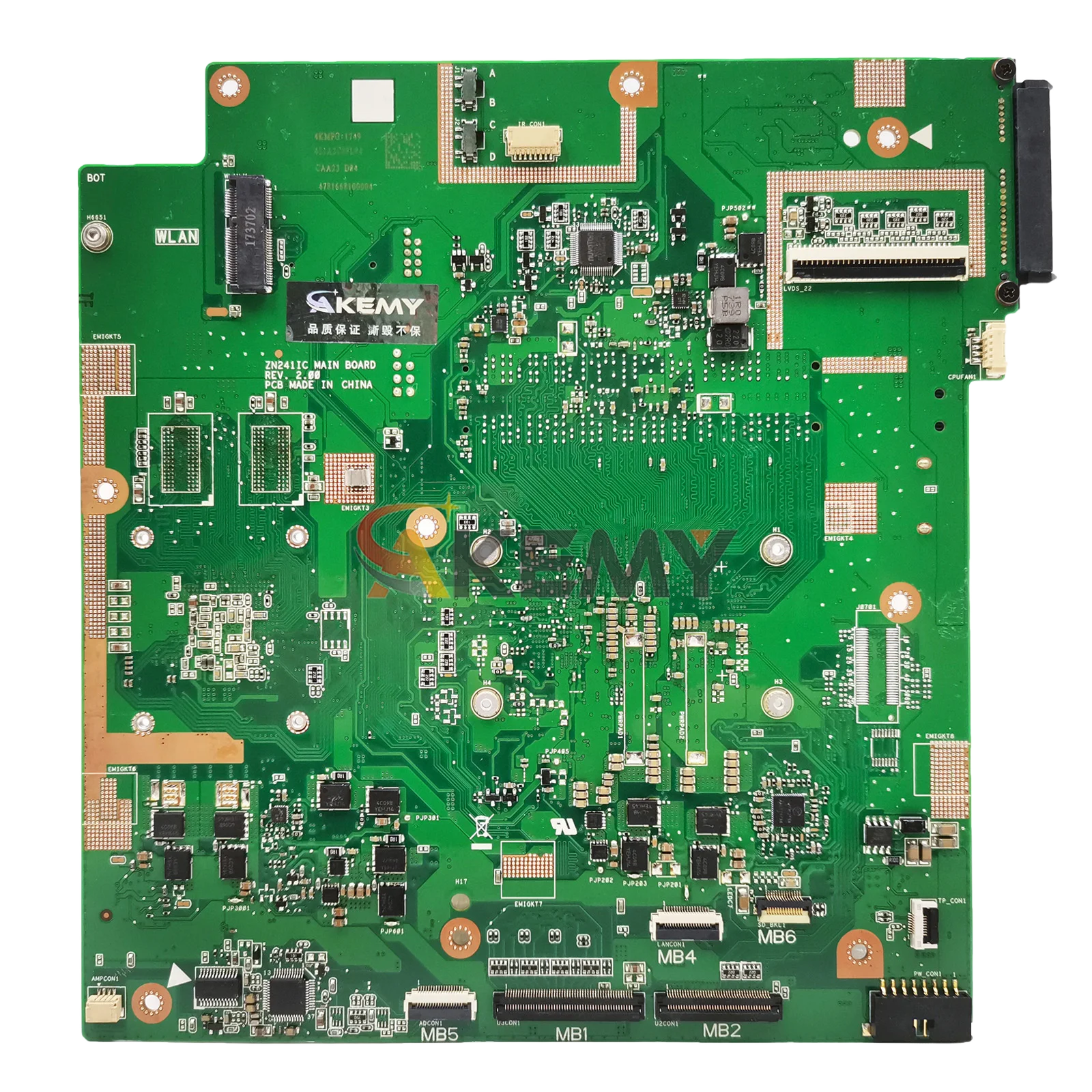 Placa base ZN241IC para ASUS Zen AIO ZN241I ZN241IC con CPU I3 I5 I7 100% pruebas OK envío rápido stk - imagen 2
