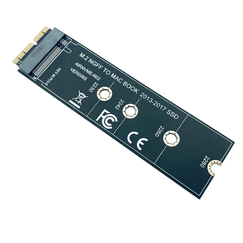 Conectores adaptadores SSD M2 a SSD para Macbook Air 2013 2014 2015 2016 2017 M.2 M Key PCIe X4 NGFF a SSD para Apple Laptop - imagen 4