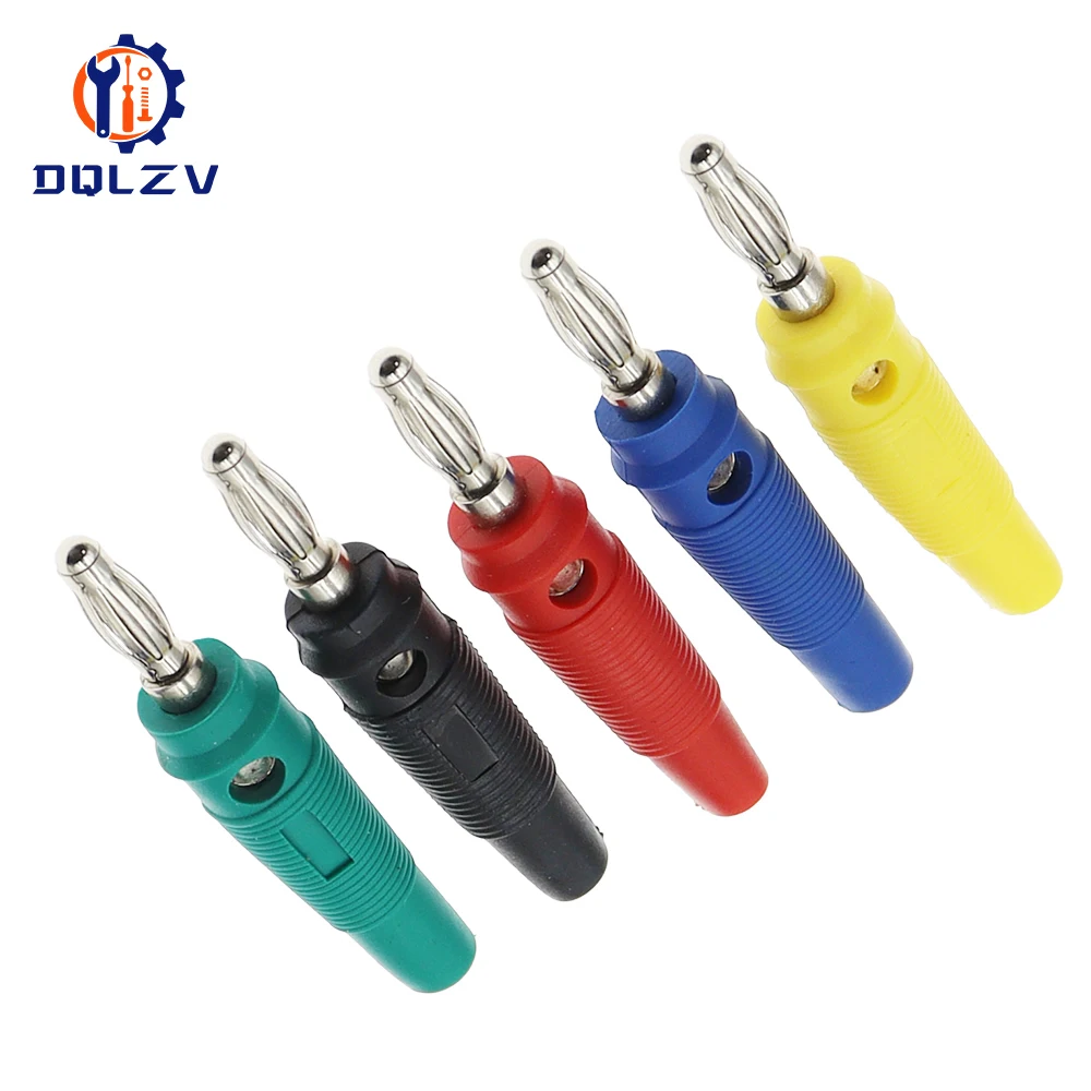 Conectores de altavoz de Audio con enchufe Banana de 4MM, poste de encuadernación de altavoz amplificador, conector Banana de 4mm para terminales de Cable