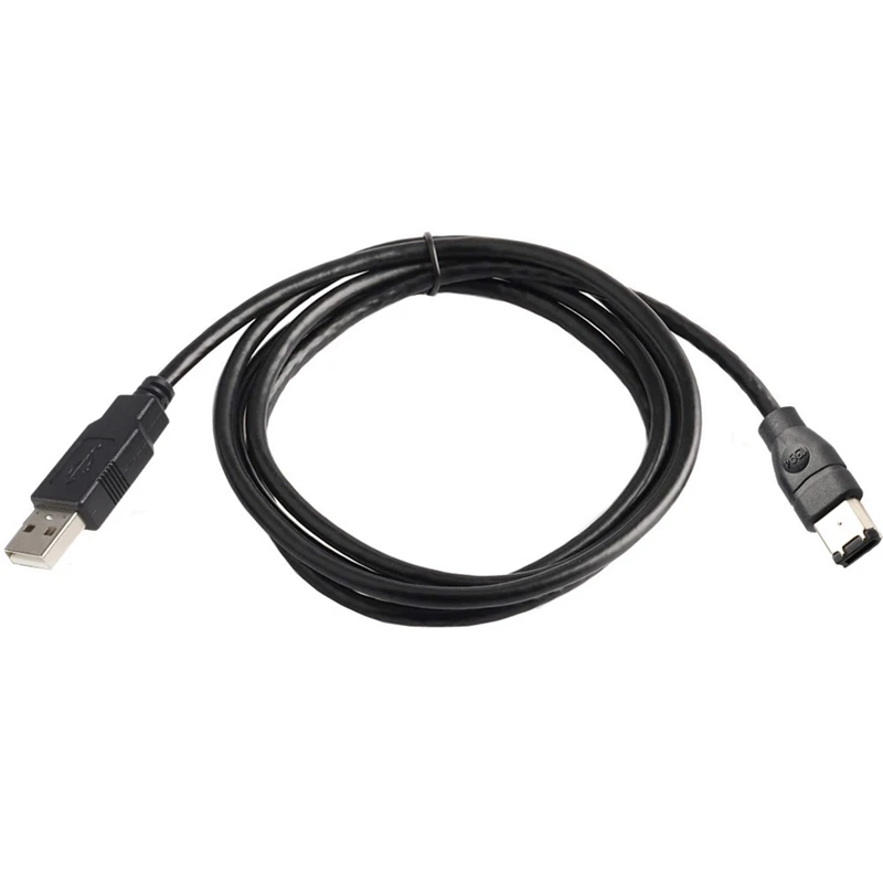 Cable USB macho de 3m y 4,5 m a 1394, 6 pines, señal de transmisión de datos macho, USB a Firewire IEEE 1394, 6 pines, para cámara Digital de ordenador D - imagen 3