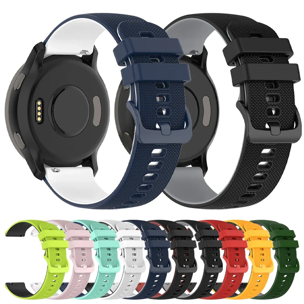 Correa de silicona de 20mm y 22mm para COROS PACE 3 2, pulsera de repuesto para COROS APEX 46mm 42mm/APEX 2 2Pro, correa de reloj suave deportiva Vintage - imagen 2