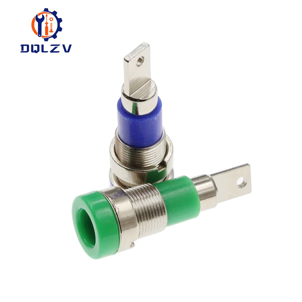 Conector hembra Banana de 4MM, adaptador de montaje en Panel de poste de encuadernación Banana - imagen 3