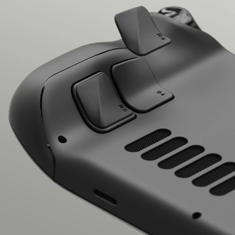 Juego de mejora de botones traseros para cubierta de vapor, almohadillas antideslizantes, agarre de mango para consola de cubierta de vapor, accesorio de botón trasero - imagen 4