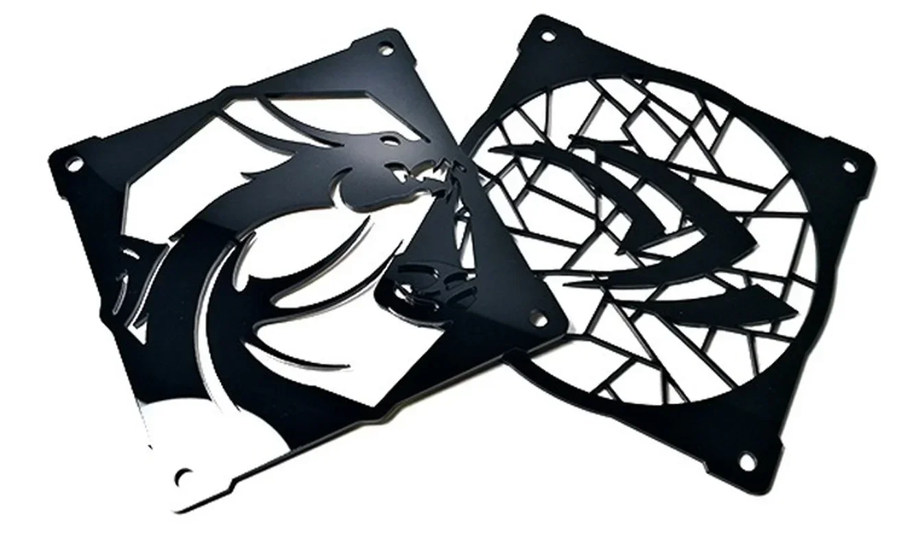 Cubierta de ventilador de refrigeración de 120mm, acrílico, 12cm, ventilador con cubierta de PC, filtro a prueba de polvo, red de refrigeración por agua, bricolaje para decoración de gabinete de jugadores de PC - imagen 5