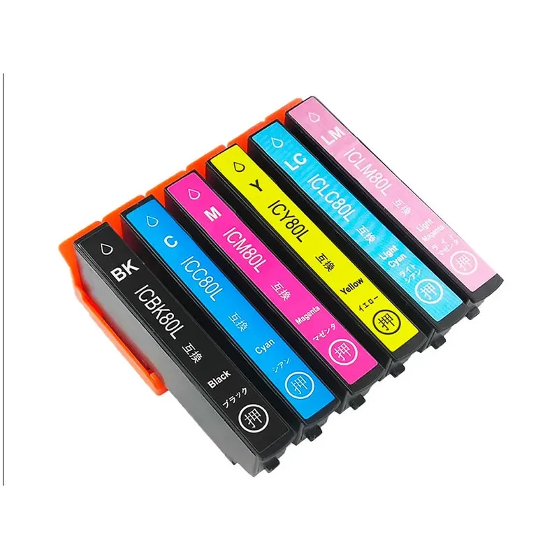 Cartucho de tinta IC80XL para Epson EcoTank 707A/807AW/977A3/907F/777A/708A - Tinta de repuesto XL de alto rendimiento - imagen 5