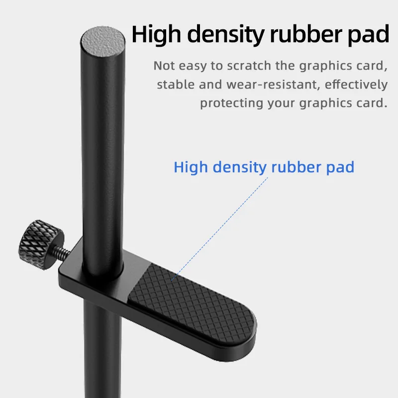 Coolcirc GH-1 soporte para tarjeta de vídeo gráfica de aleación de aluminio soporte negro caja de PC de escritorio soporte de Base magnética antideslizante Kit de refrigeración - imagen 2