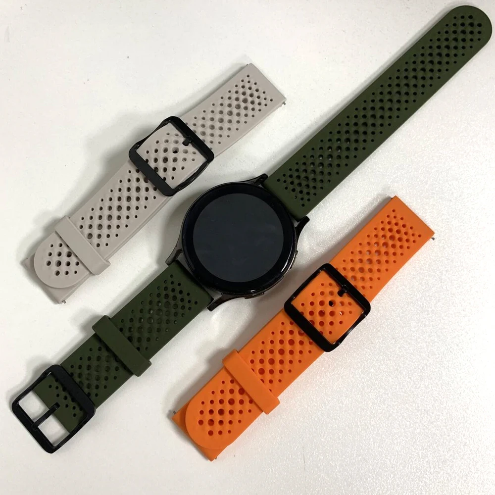 Correa transpirable de silicona de 22mm para Xiaomi Watch S2 46/42mm S3 S4 Correa deportiva Xiaomi Watch color 2 S1 Active/Pro Mi pulsera de reloj - imagen 5