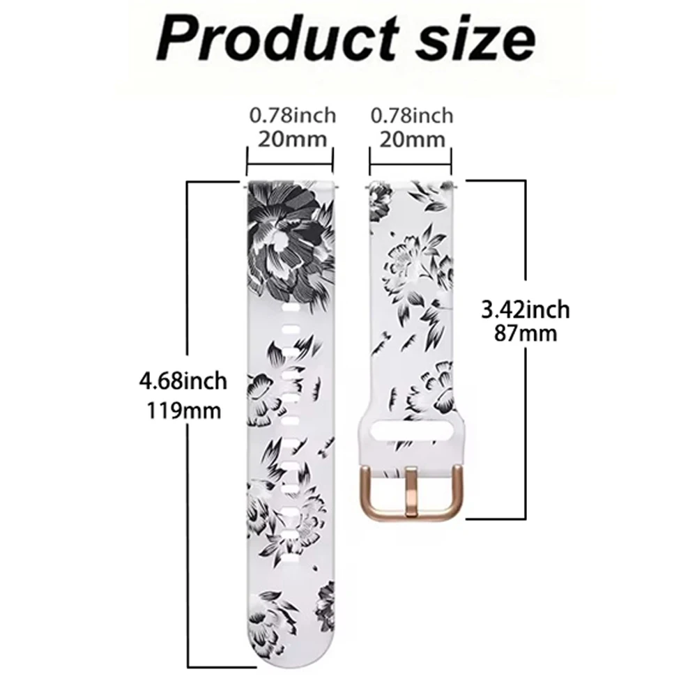 Correa de 20mm para reloj inteligente Garmin Venu SQ 2 Plus Vivoactive 3 5, repuesto de correa de silicona para Forerunner 245 645 MUSIC - imagen 2