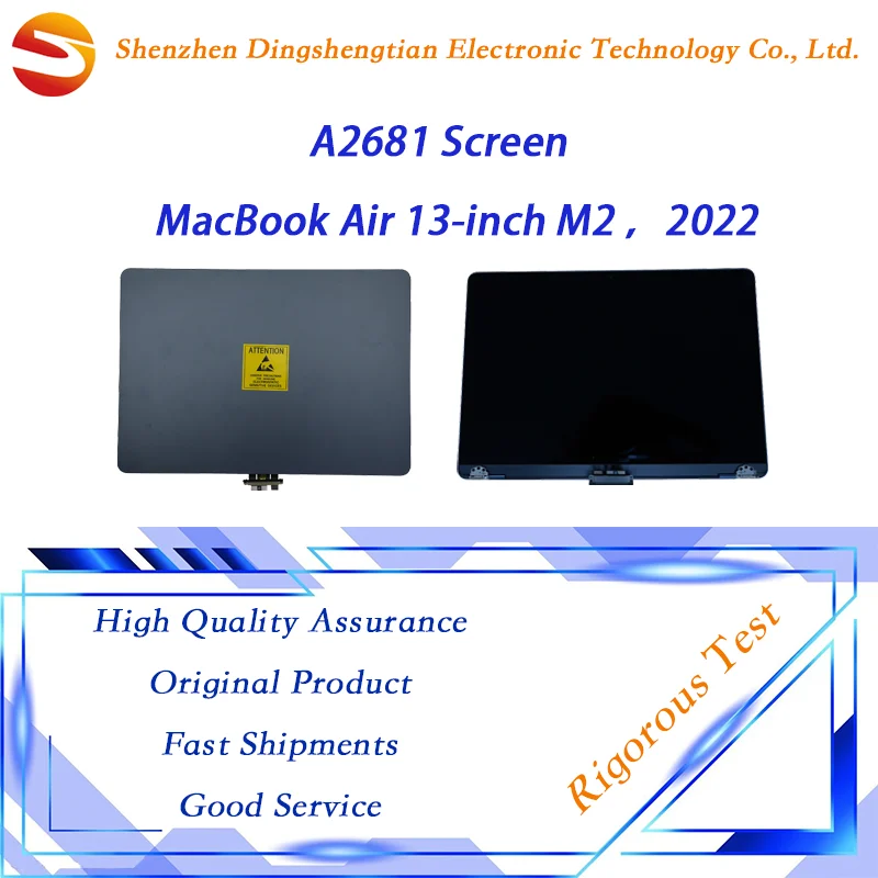 2022 portátil nuevo para Macbook Air Retina 13 "M2 A2681 pantalla LCD completa montaje plata espacio gris Starlight medianoche