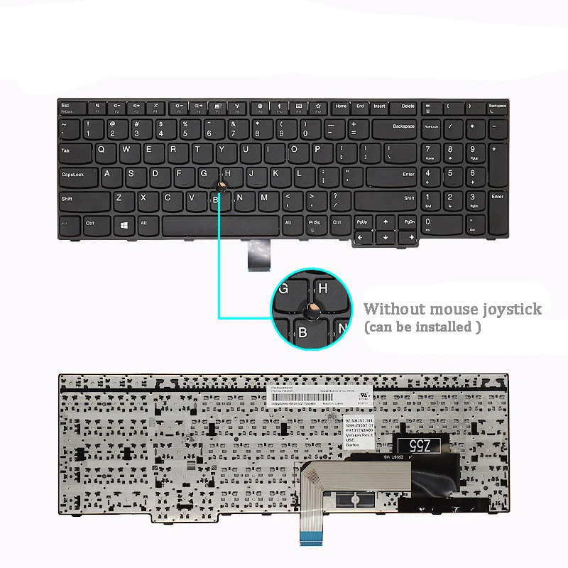 Nuevo teclado de ordenador portátil para IBM LENOVO ThinkPad E570 E570C E575 - imagen 3