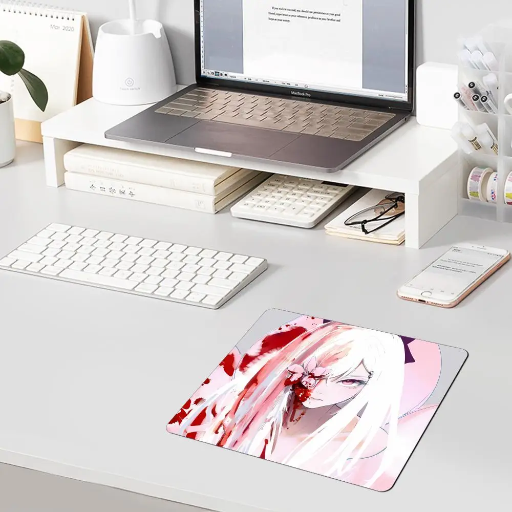Alfombrilla de ratón de deportes electrónicos de Anime, alfombrilla de ratón de goma Premium de 45x40cm para juegos, alfombrilla de ratón de juego de equilibrio profesional, alfombrilla de escritorio para teclado grande - imagen 5