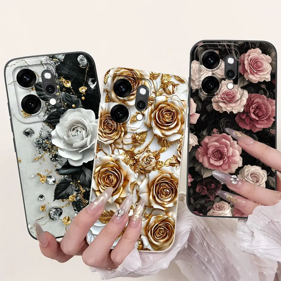 Para OPPO Reno14 Pro funda nueva moda Bowknot dibujos animados suave TPU funda trasera de silicona para OPPO Reno 14 Reno14 5G CPH2737 fundas de teléfono - imagen 4