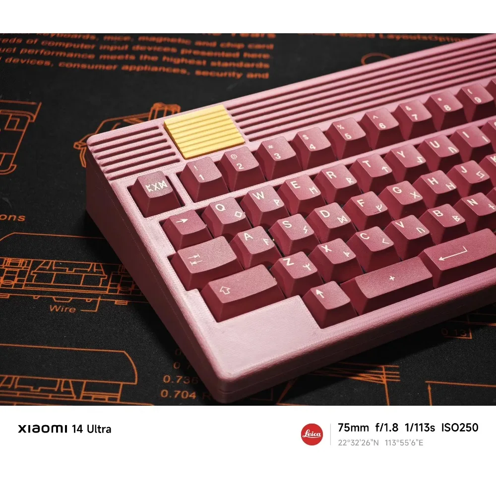 40% Mini teclado 50 teclas diseño ultra compacto caliente enchufable tipo c con cable RGB teclado personalizado estructura superior VIAL/firmware QMK - imagen 5