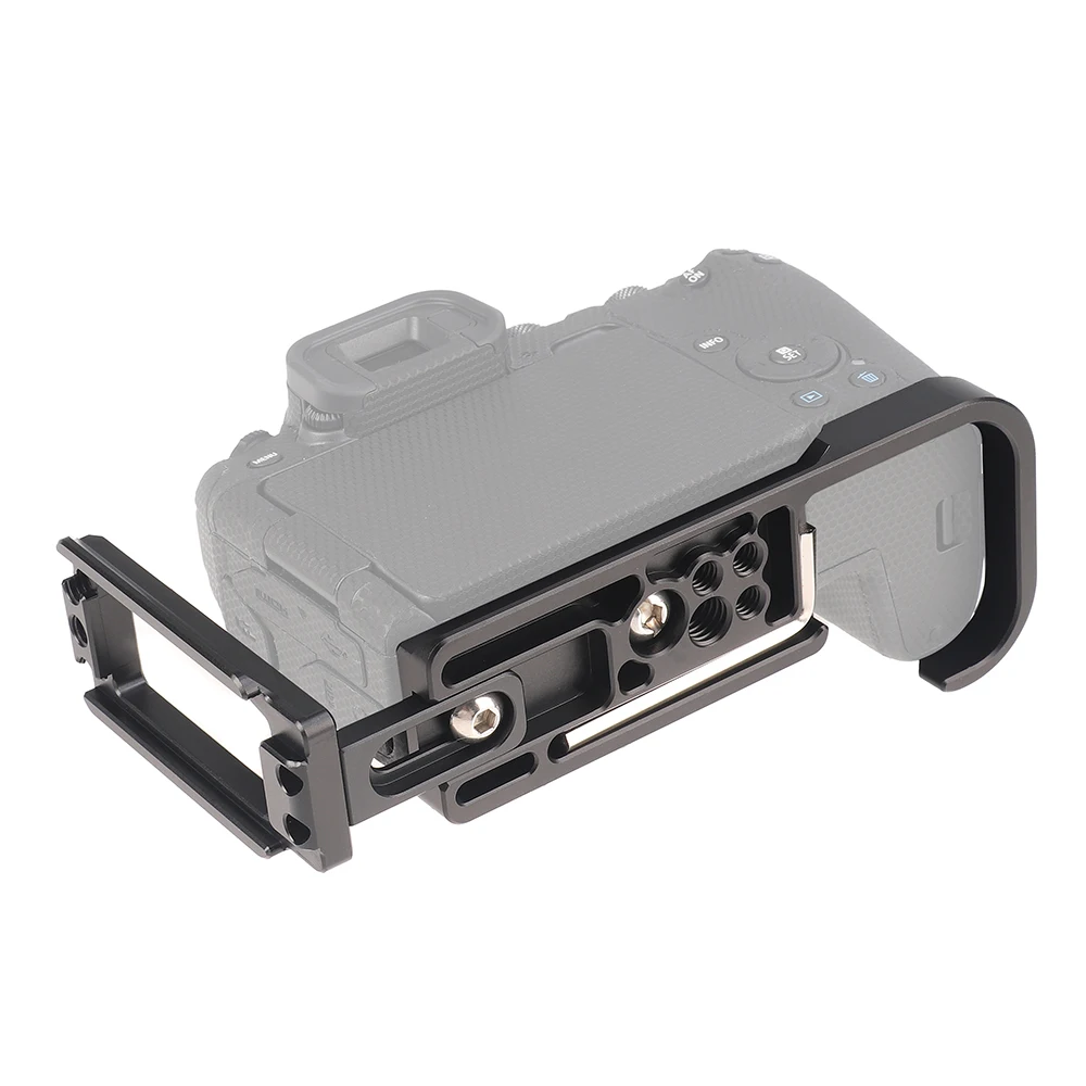 Placa de liberación rápida para Canon EOS R8, estabilizador de cámara EOS RP, mango de raqueta Vertical, soporte de placa L, soporte de trípode de agarre manual - imagen 5