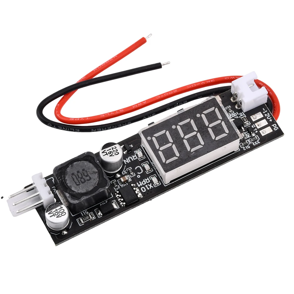 Controlador de velocidad de Control de temperatura de ventilador, módulo de controlador para chasis de computadora, módulo de reducción de ruido, 12V, 2A, DC PWM, 2-3 cables