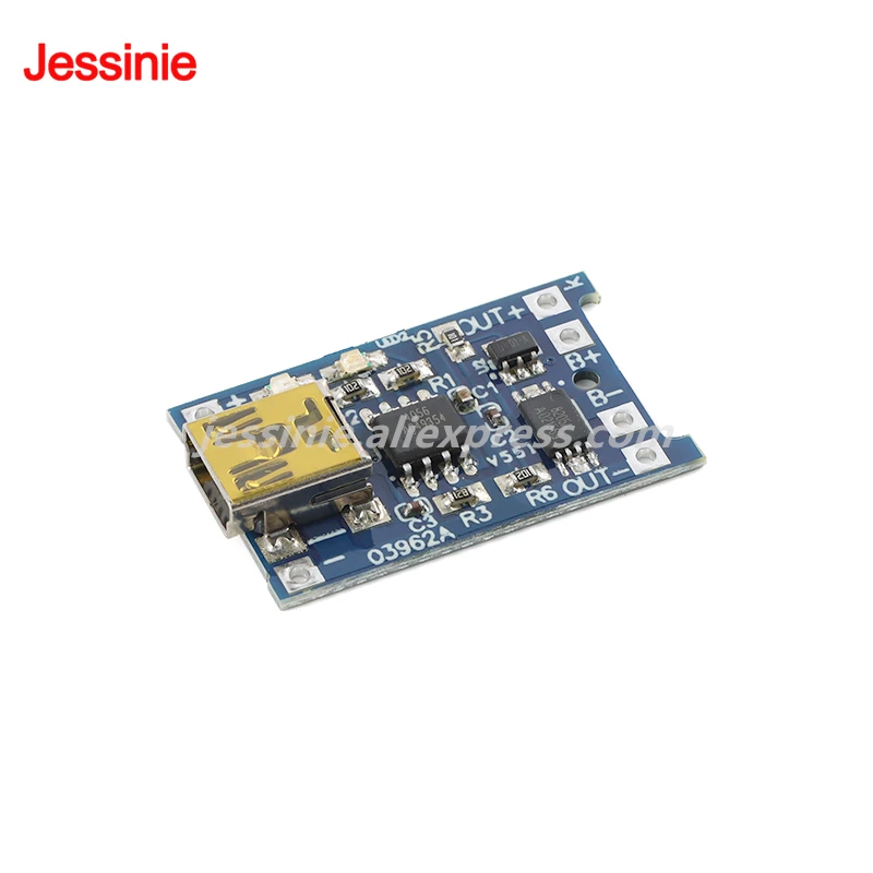 20 piezas/1 unidad TP4056 1A cargador de batería de iones de litio lineal módulo de placa de carga protección Mini interfaz USB Micro tipo C - imagen 4