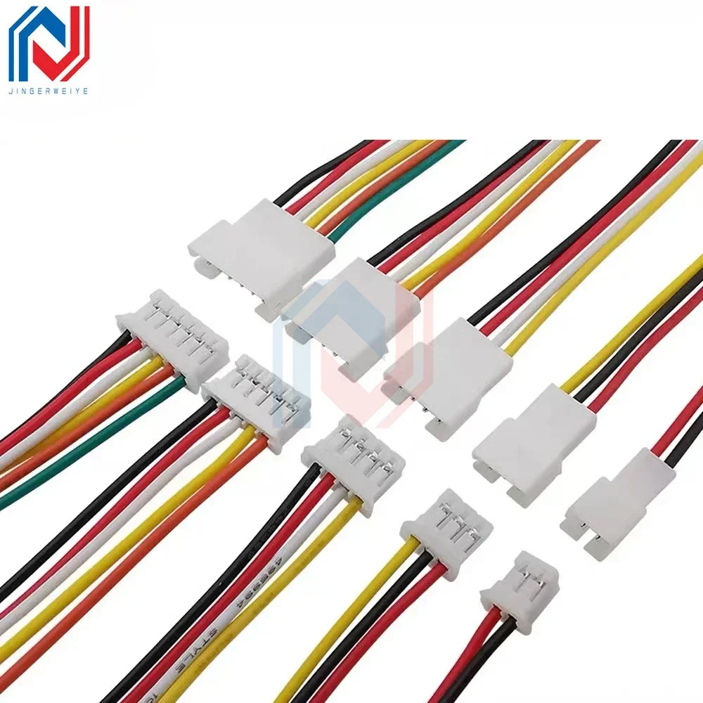 Conector de Cable hembra macho de 2,0 MM, paso PH2.0mm 2P 3P 4P 5P 6P 7P 8P 9P 10P 11P, Cable de Terminal Jack de 12 pines 10 20 30CM - imagen 3