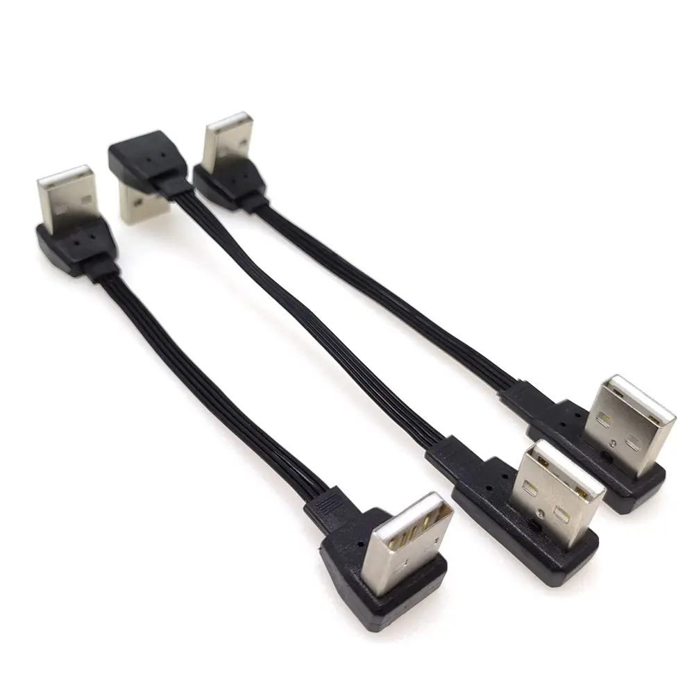 10CM 20CM USB tipo A enchufe para enchufe extensor USB a USB Cable de extensión USB para radiador disco duro Webcom cámara USB Cable de fecha - imagen 4