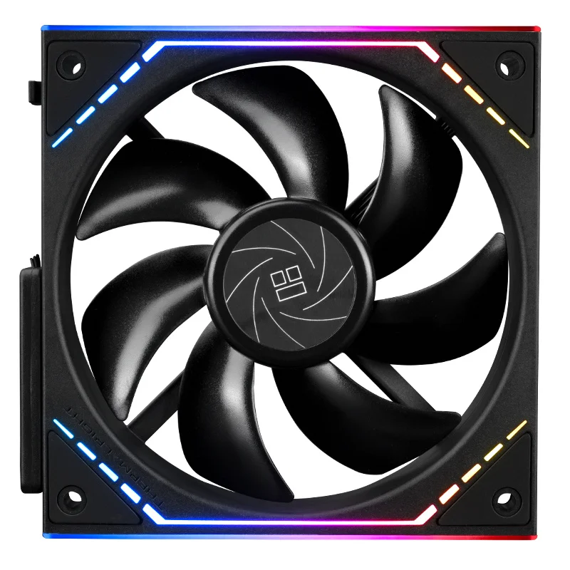 Thermalright TL-M12Q 1/3/5 Uds. Ventilador con cubierta ARGB de 120mm 1500RPM 68.9CFM ventilador silencioso para computadora con espejos infinitos en ambos lados - imagen 3