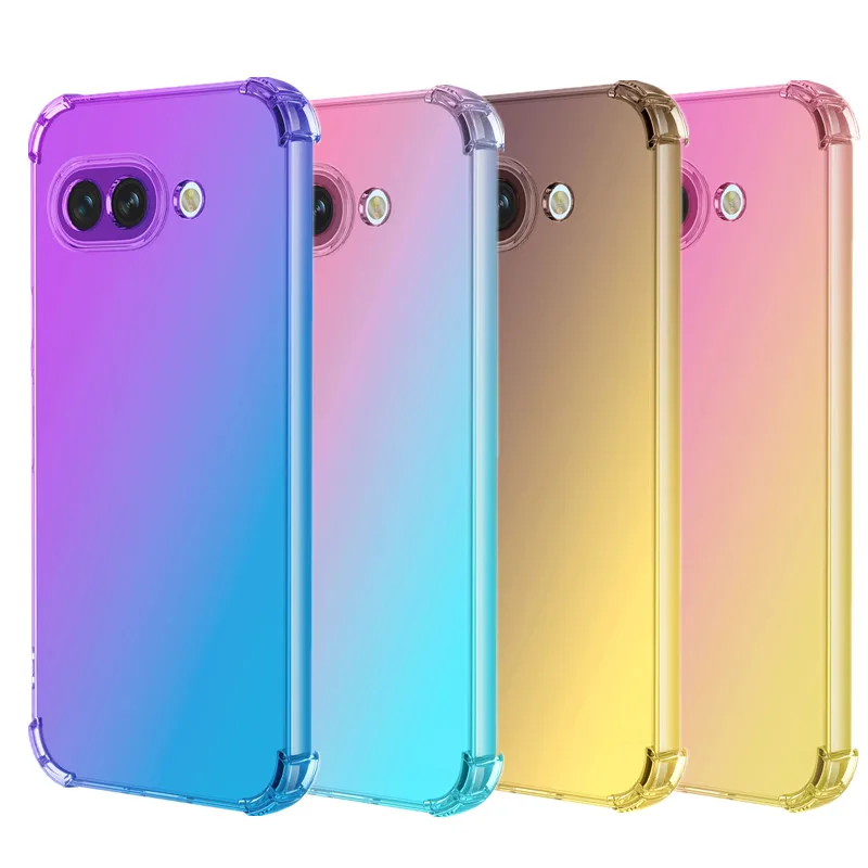 Funda de TPU con gradiente a prueba de golpes para Google Pixel 10 Pro XL, funda protectora para Pixel 9A 9 Pro XL, funda protectora, Coque