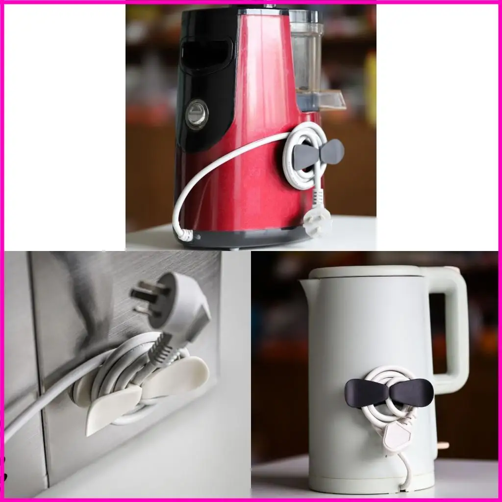 5 piezas cable alambre Organización gestión organización del cable Cable Adhesivo Continción almacenamiento