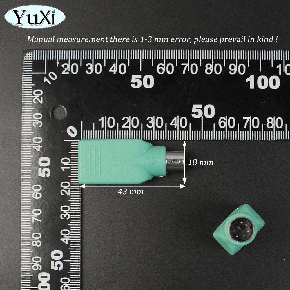 Convertidor adaptador USB a PS2 PS/2 macho hembra para teclado, ratón, PC, portátil, conectar accesorios de reparación de repuesto, 2 uds. - imagen 5