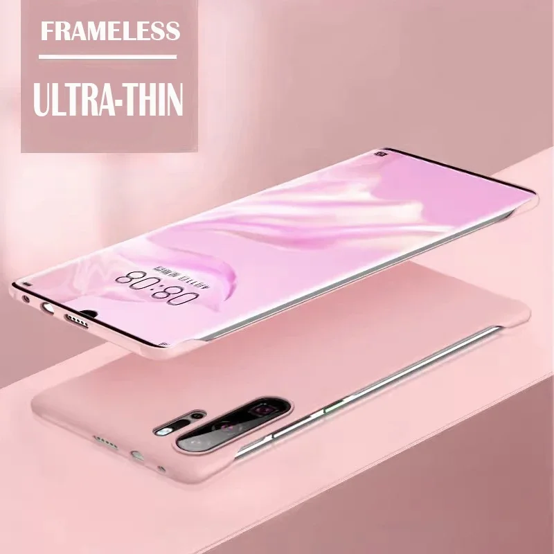 Funda trasera de PC dura sin marco de Color caramelo sólido para Huawei P30 Pro Coque p30Pro fundas ultrafinas a prueba de golpes - imagen 4