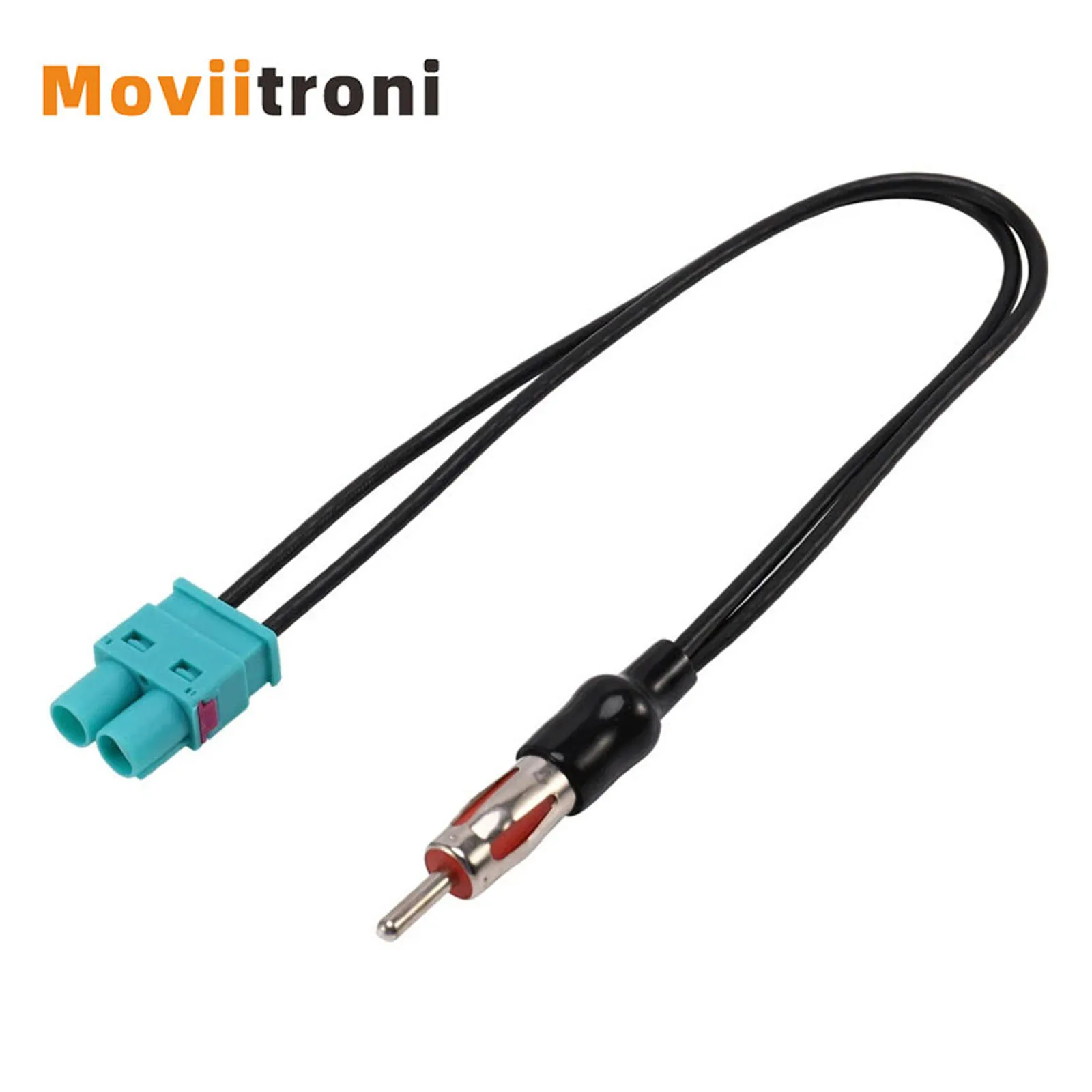 Adaptador de Cable de Audio para coche, antena macho doble Fakra-Din macho aérea para Audi/VW/Volkswagen, electrónica, 1 Uds.