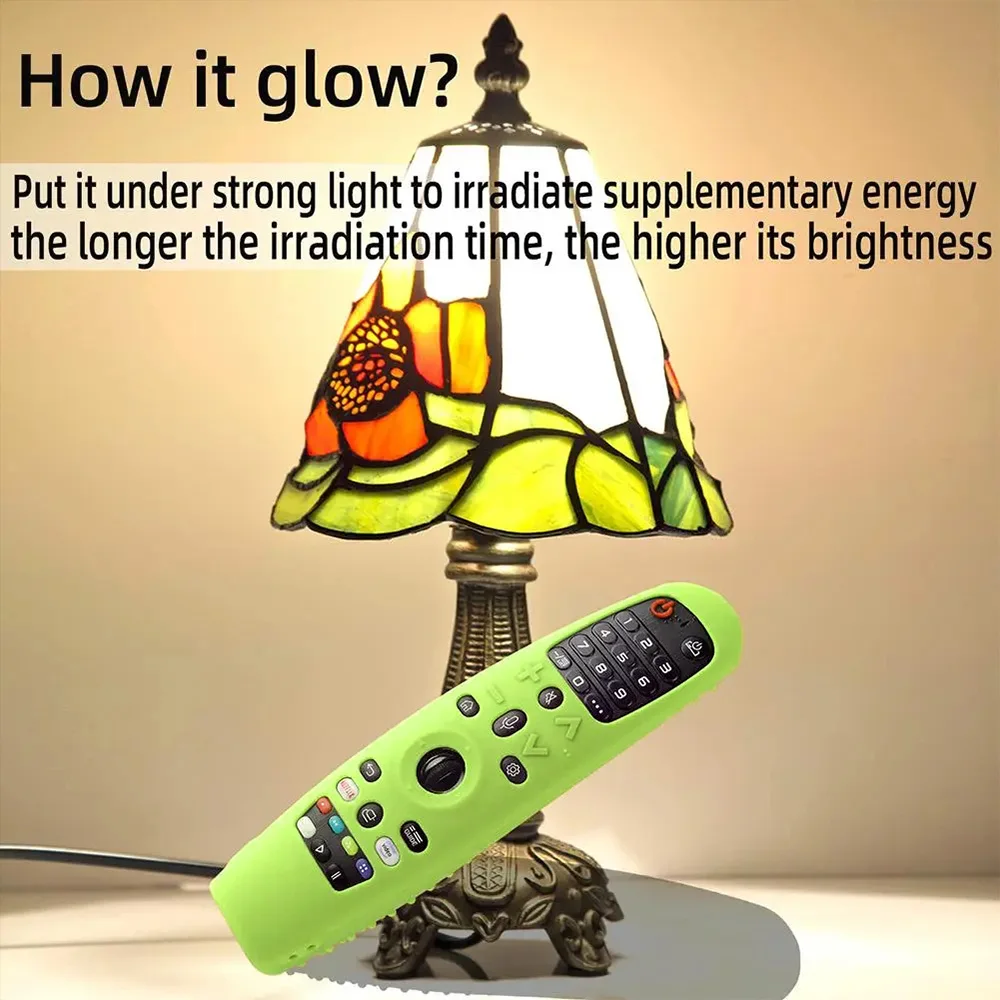 Funda de silicona suave para mando a distancia, accesorios de repuesto a prueba de golpes para LG Smart TV Magic AN-MR20GA 19BA 18BA 650A 600 - imagen 3