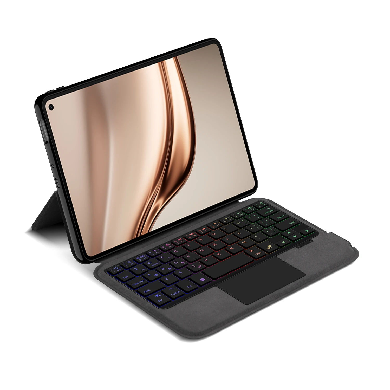 Funda con teclado para HUAWEI MatePad Mini 2025, funda para tableta de MLR-AL00 MLR-AL10 de 8,8 pulgadas, funda para teclado inteligente mágico, retroiluminación con panel táctil - imagen 3