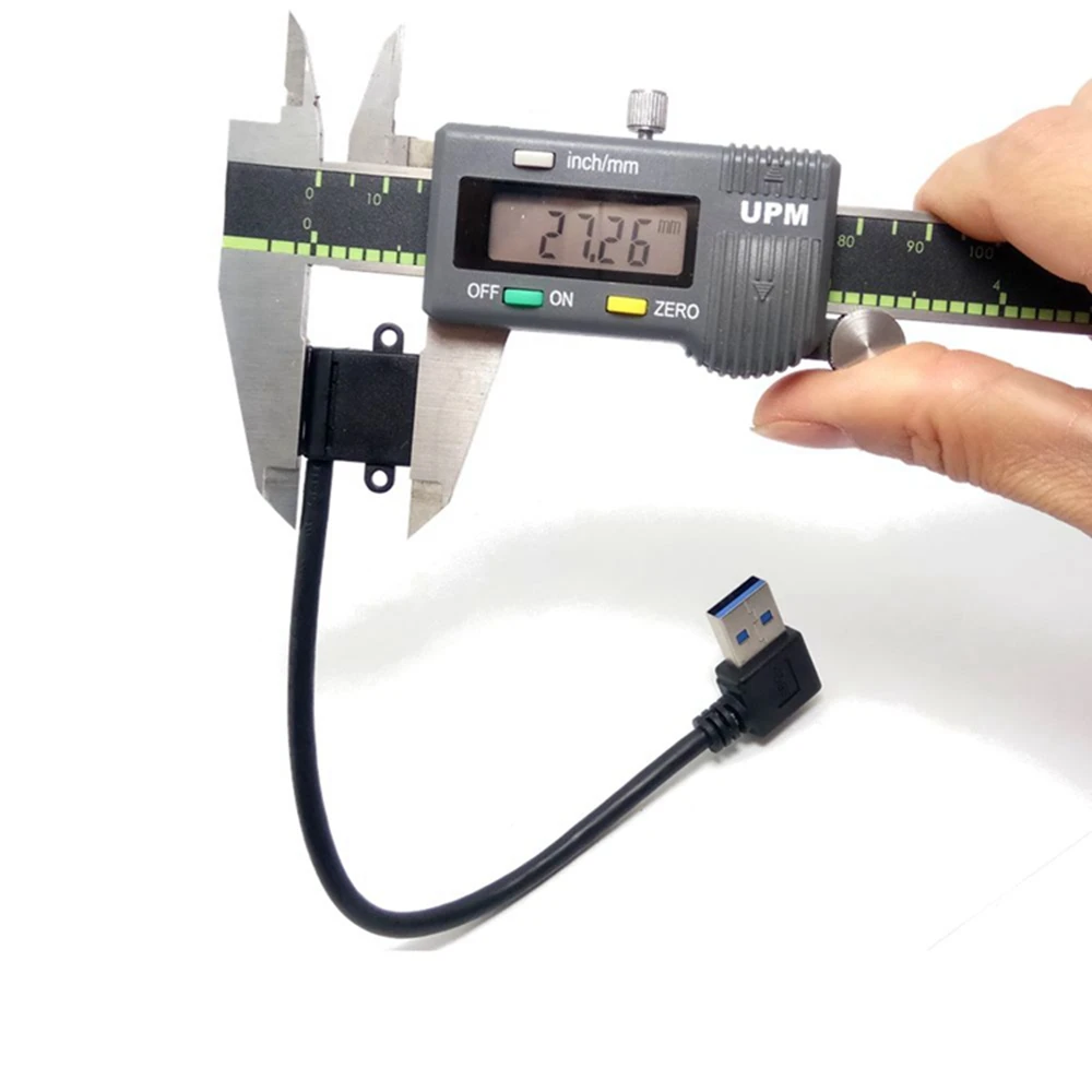 USB 3,0 rectangular enchufe único a mini B enchufe 10 pines adaptador corto contenedor/mini cable Samsung note3/s5 cargador de teléfono móvil - imagen 2