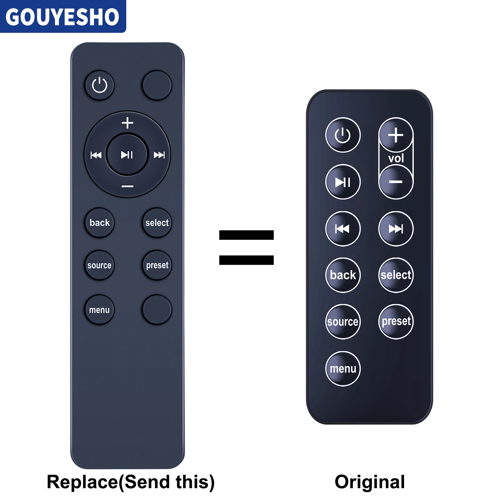 Nuevo reemplazo de Control remoto para sistema de sonido combinado Ruarkaudio B & OA9 R2 MK3