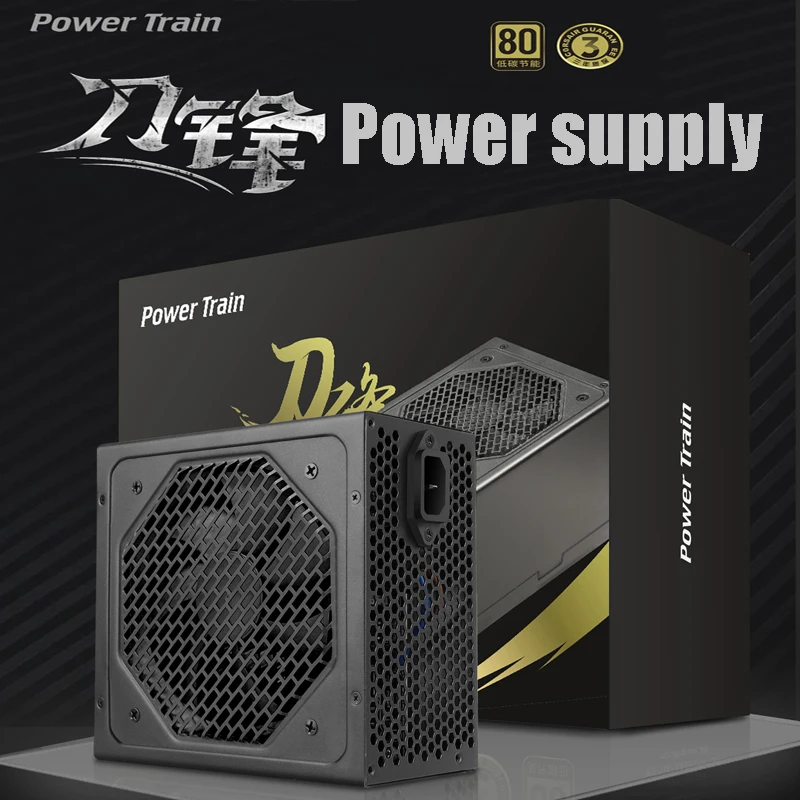 Unidad de fuente de alimentación de tren eléctrico 300W 400W 500W 600W 700W 800W Gaming 120mm RGB ventilador 220V ATX fuente de alimentación de computadora de escritorio para BTC